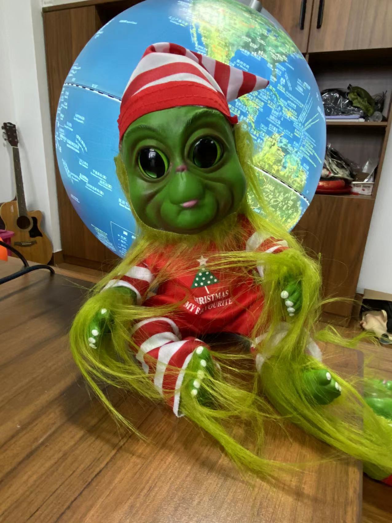 Grinch 인형 귀여운 크리스마스 박제 봉제 장난감 장난감 Xmas 선물을위한 가정 장식