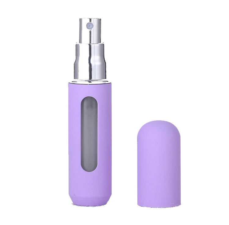 5ml Parfüm Sprey Şişesi Alüminyum Sprey Atomizer Taşınabilir Seyahat Kozmetik Konteyner Parfümler Şişeler