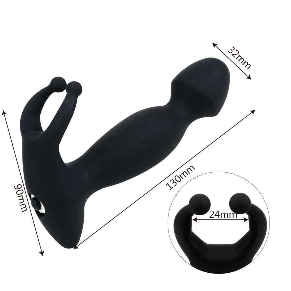 Skönhetsartiklar ikoky wibrator analny dildo g-spot stymulator masaer prostaty anal rumpa plug Sexig produkty silikonowe zabawki erotyczne dla mczyzn kobiety gay