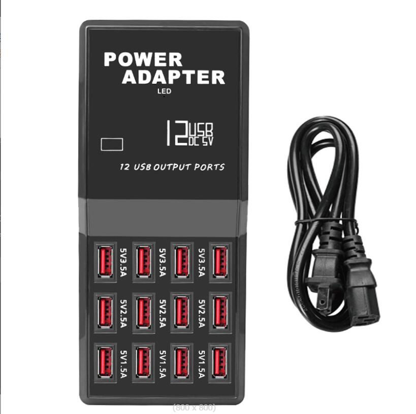 Smart 5 7 10 Ports Chargers USB Зарядная станция Power Outlet Multi -Port QC3.0 PD18W настенный зарядной устройства Док -Хаб Адаптер для телефона для телефона