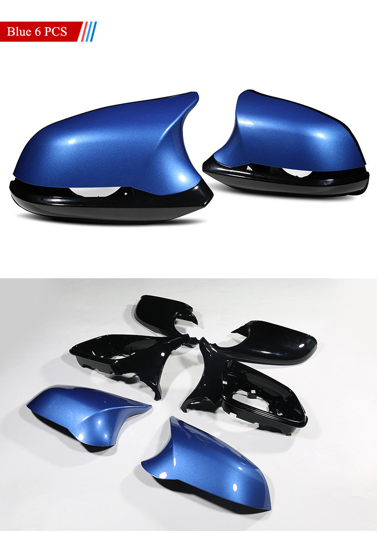 M2 M3 auto gehoornde stijl achteruitkijk zijkant spiegel omklep voor BMW 1 2 3 4 serie 2013-2018 ABS Materiaal Covers Cap