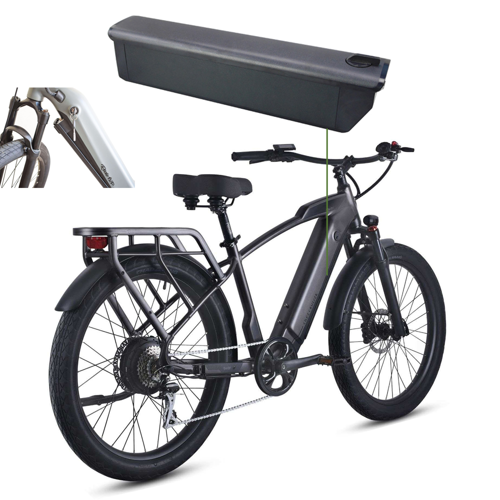 Rhino 21700 Скрытая батарея с электронными велосипедами 48 В 52 В 20AH 750 Вт с зарядным устройством для Magicycle Ocelot Pro Step-Thru Fat Tire E-Bike