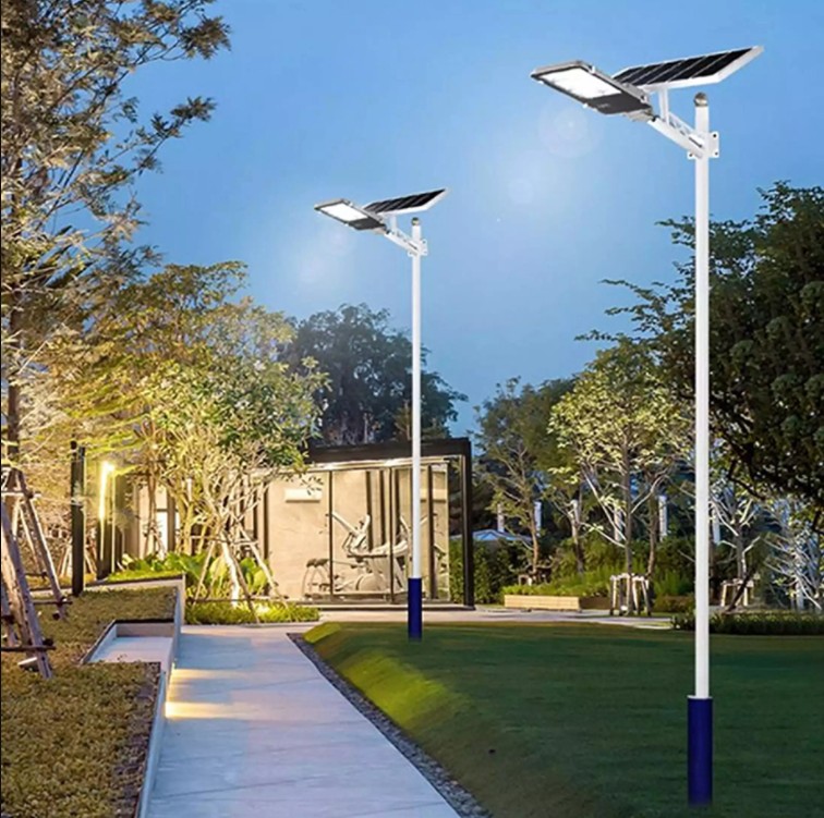 Solar Street Light Lamp Outdoor Courtyard LED Wall Hulb Fj￤rrvattent￤t l￤mplig f￶r yttre tr￤dg￥rdspool Gara