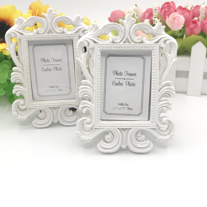 50st Vintage Party Decoratives Oblong Shape Barock Picture Frame Place Card/Photo Holder Wedding Favors Home Decoration Supplies