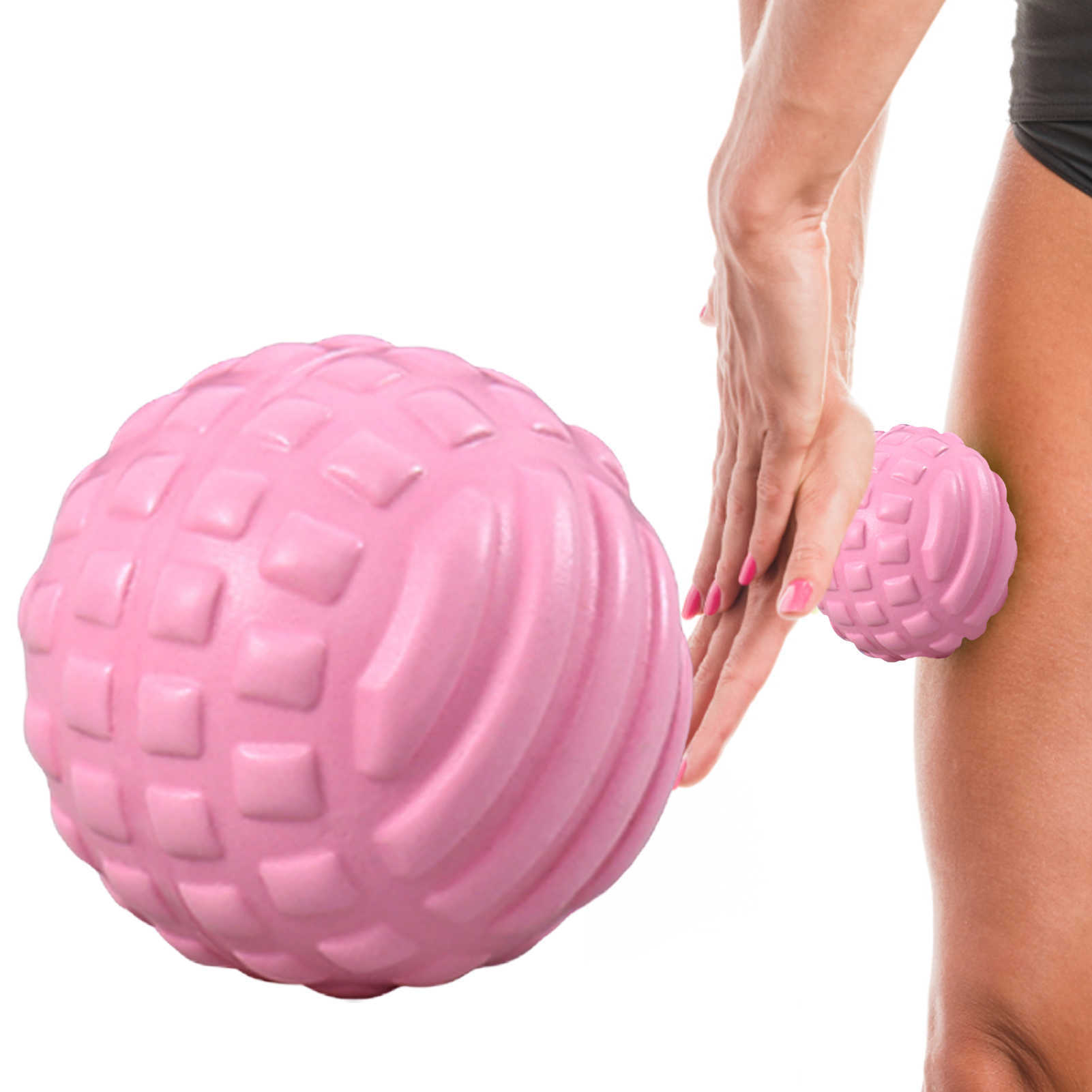 New Massage Ball Foot R Body Body F￡scia Relaxamento Pernas de Rolo de M￣o Ferramenta de Cuidados de Sa￺de de Fitness Roller