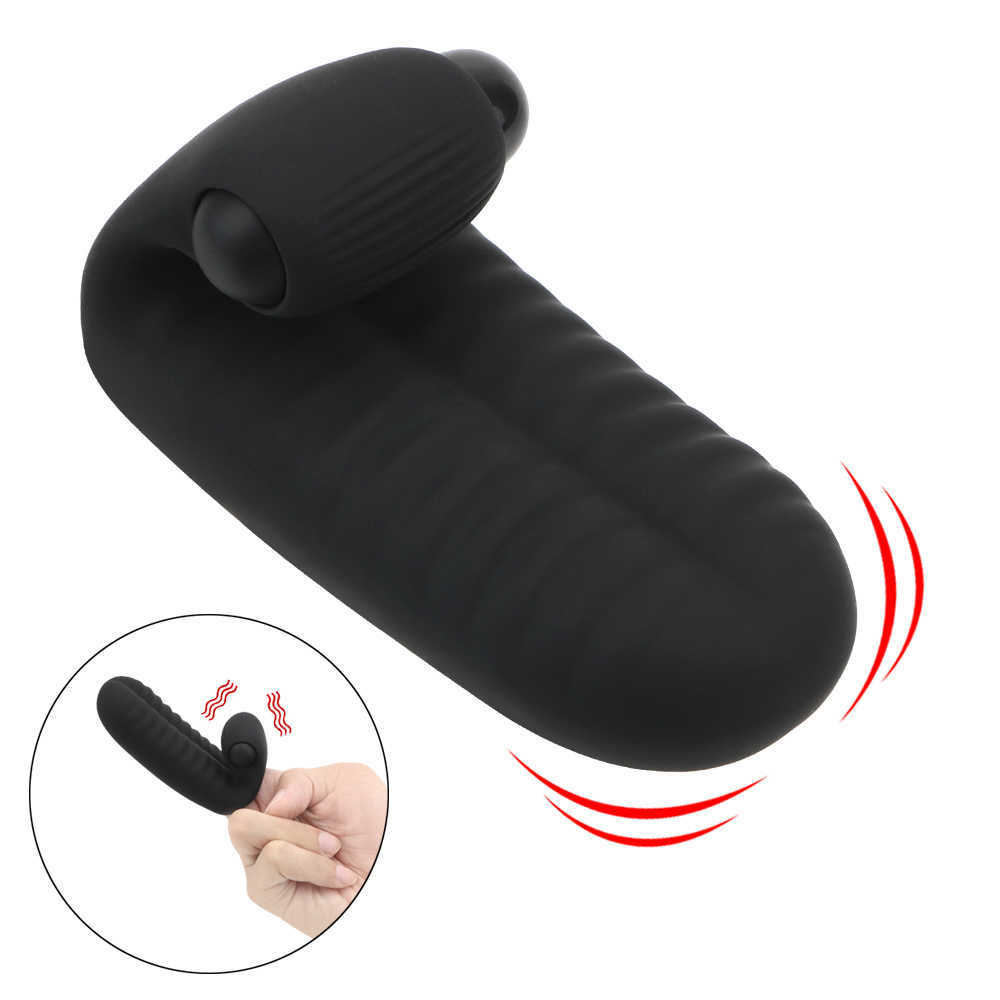 Schoonheid items vinger mouw vibrator stimulatie g spot massage clit zelfverdediging kracht lesbisch sexy speelgoed voor vrouwen volwassenen benodigdheden