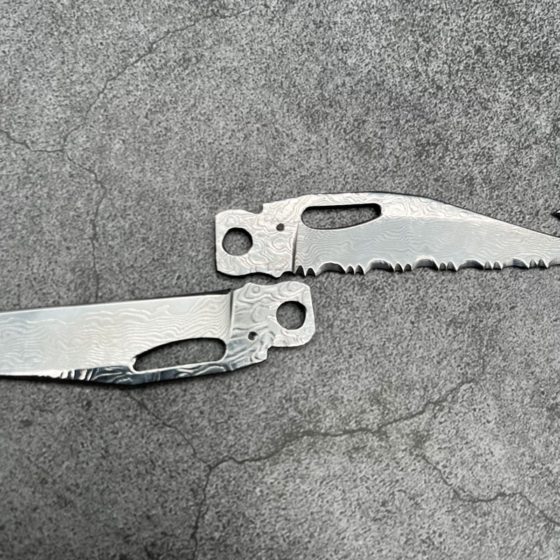 Akcesoria dla Leatherman TTI ładunek i falę Damascus Stalowe części Schodźce Modyfikacja Część Oryginalna rozmiar wielofunkcyjne narzędzie kempingowe na świeżym powietrzu