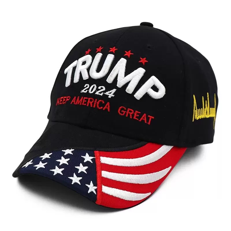Trump Hat 2024 U.S Eleitoral Presidencial Cap bonés de beisebol Speed ​​Recunda de velocidade Chapéus esportivos de algodão