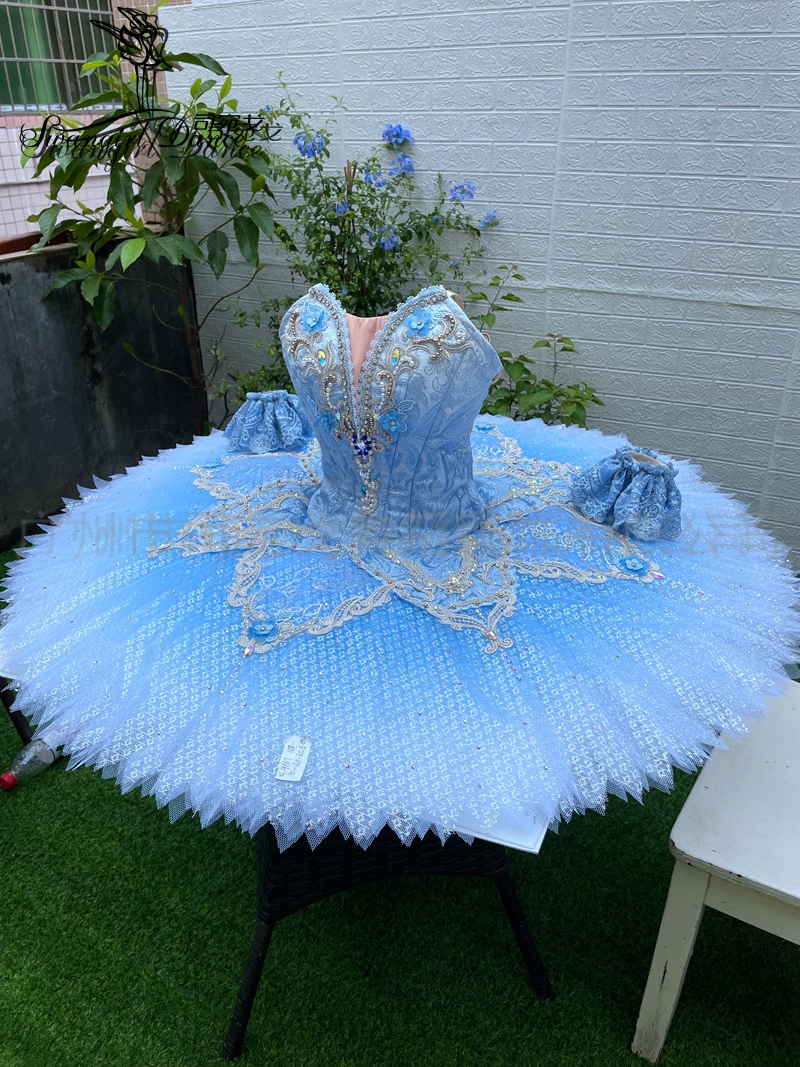 وصول جديد للبالغين Blue Sleeping Beauty Professional Professional Professional Comple Tutu Competition Ballet Tutu BT4167