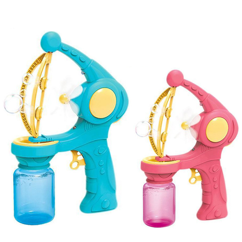 Jeux de nouveauté Big Bubble Gun Machines automatiques pour enfants Fans de dessins animés Machine à savon Souffleur de savon Jouet d'extérieur 221018