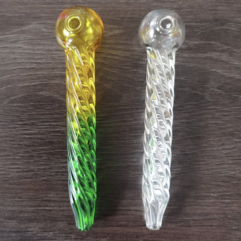 Mais recente colorida pirex de vidro grossa colorido filtro portátil erva seca tabaco bong bong handpipe handmade plataformas de óleo de queimador fumando cigarro dhl