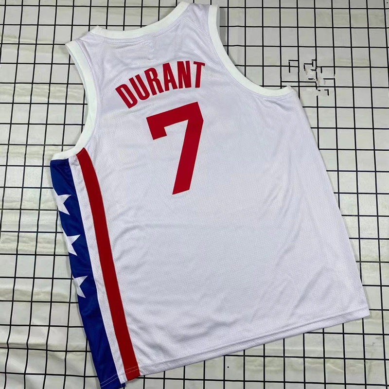 Printed Basketball Jerseys Brooklyn Mikal Bridges Cam Thomas Cameron Johnson Lonnie Walker IV Spencer Dinwiddie Nic Claxton Ben Simmons Dorian Finney-Smith NETS