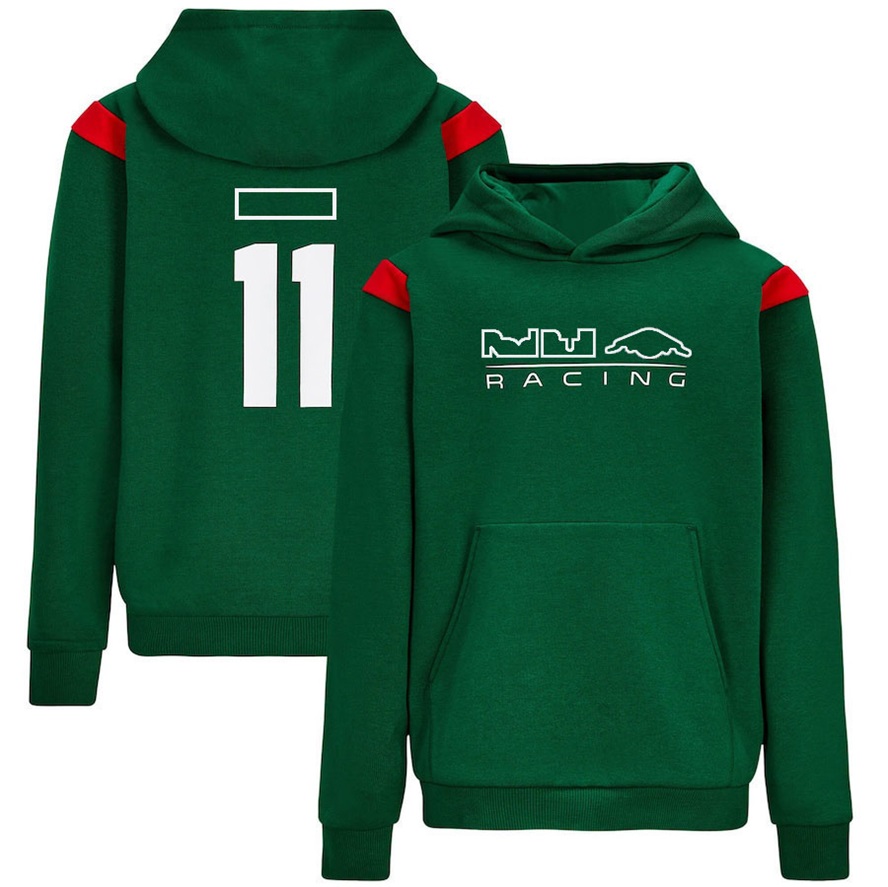 Felpa con cappuccio del team F1 2022 Tuta da corsa pullover sportiva personalizzata con cappuccio da uomo con cappuccio