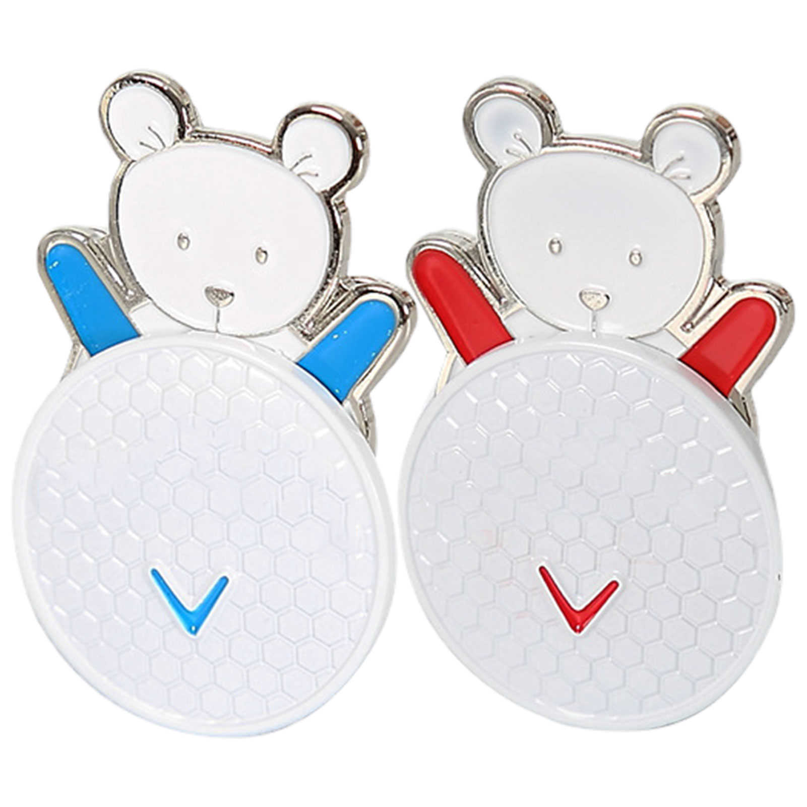 Новый Golf Ball Mark Magnetic Hat Clip Clip Cartoon Bear Маркер аксессуары