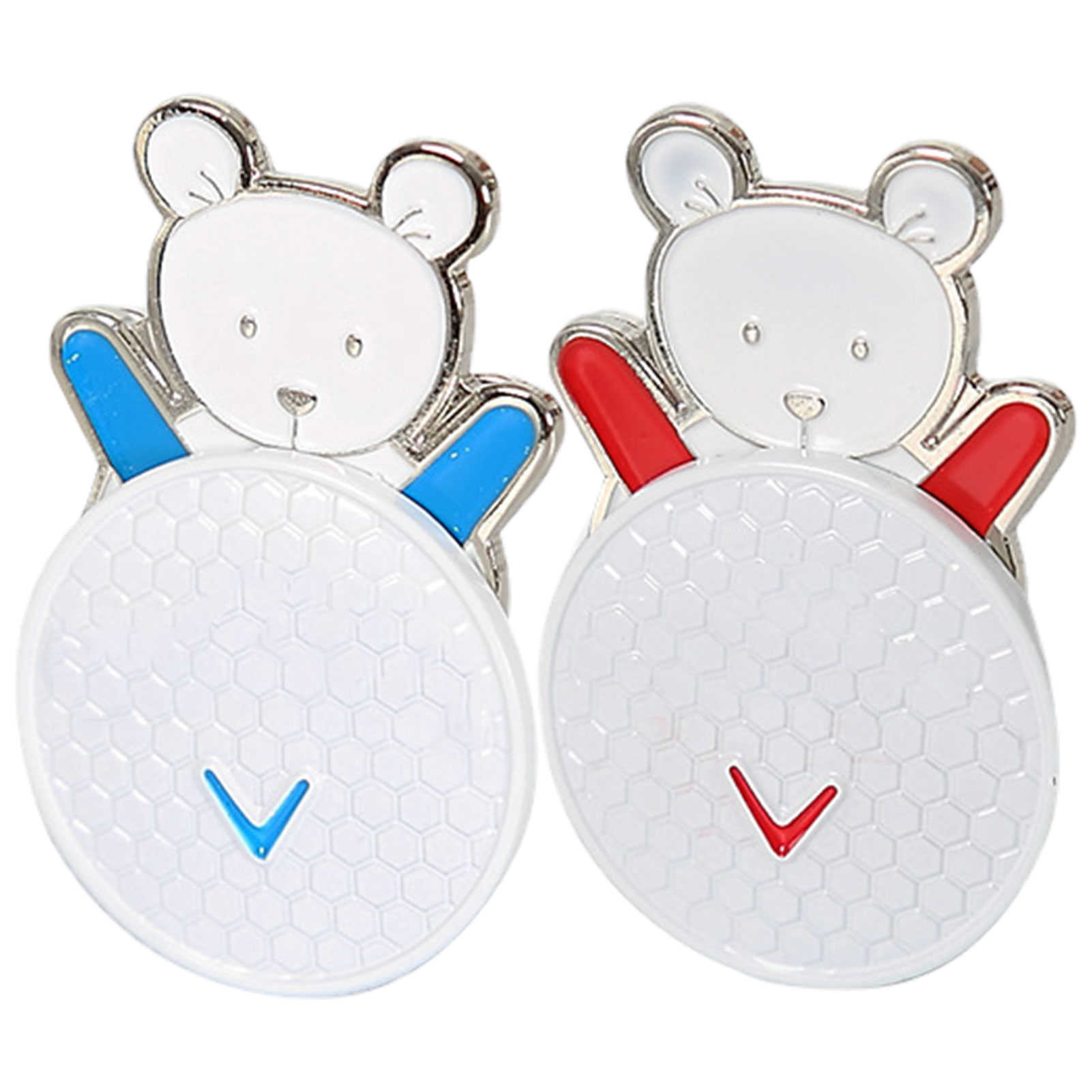 Novo Golf Ball Mark Magnetic Hat Clip Cartoon Acessórios de Marcador de Cartoon