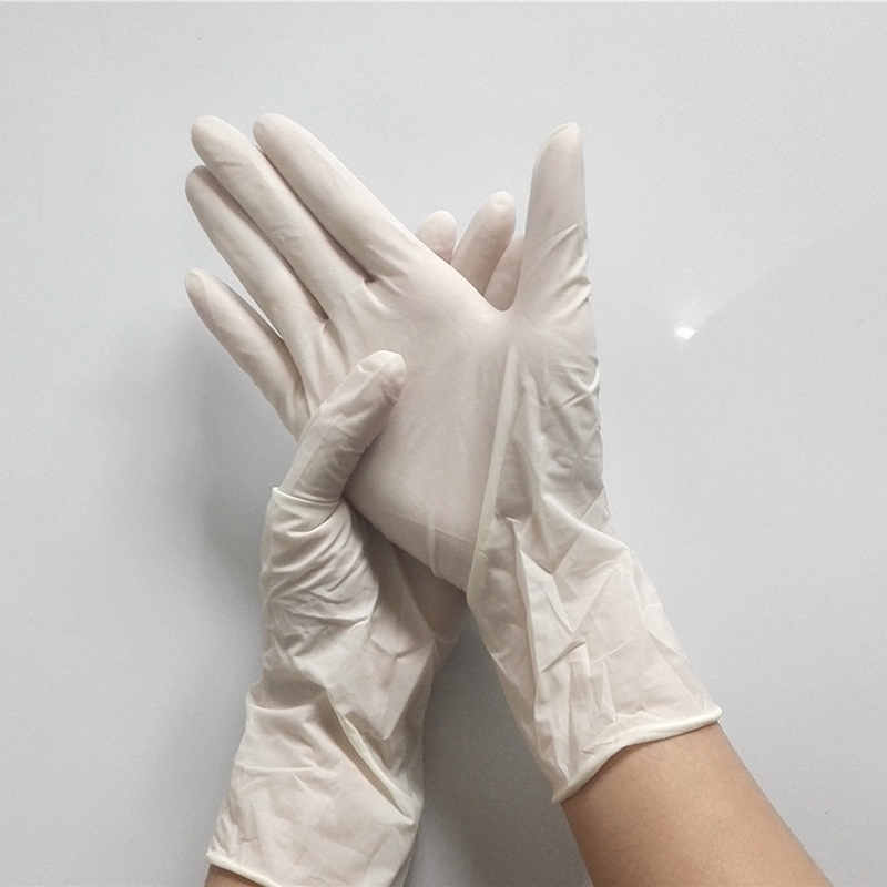 Factory gespecialiseerde op maat gemaakte rubberen handschoenen anti-skid industriële beschermende handschoenen zachte en comfortabele voedingshandschoen