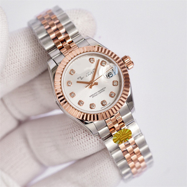 Womens Automatic Mechanical Watches Full Stainless steel Luminous Waterproof 31MM Women Watch Couples Style Classic Wristwatches271w