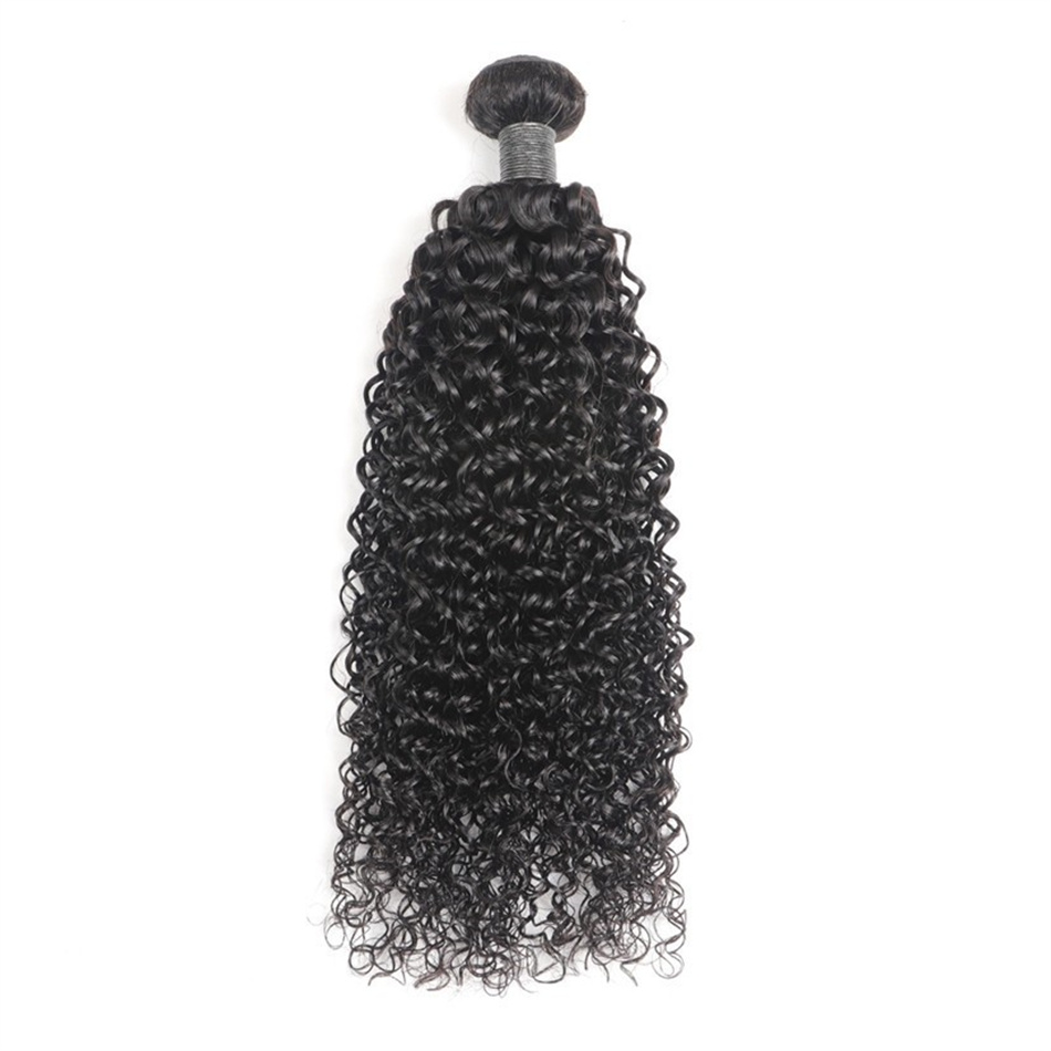 Braziliaans menselijk haar Jerry Curly 2 bundels 8-26 inch Remy Hair Extensions Double Rets