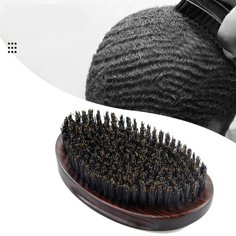 Saç fırçaları kıl dalga tarakları sakal büyük kavisli ahşap sapı anti -statik şekillendirme araçları 221017