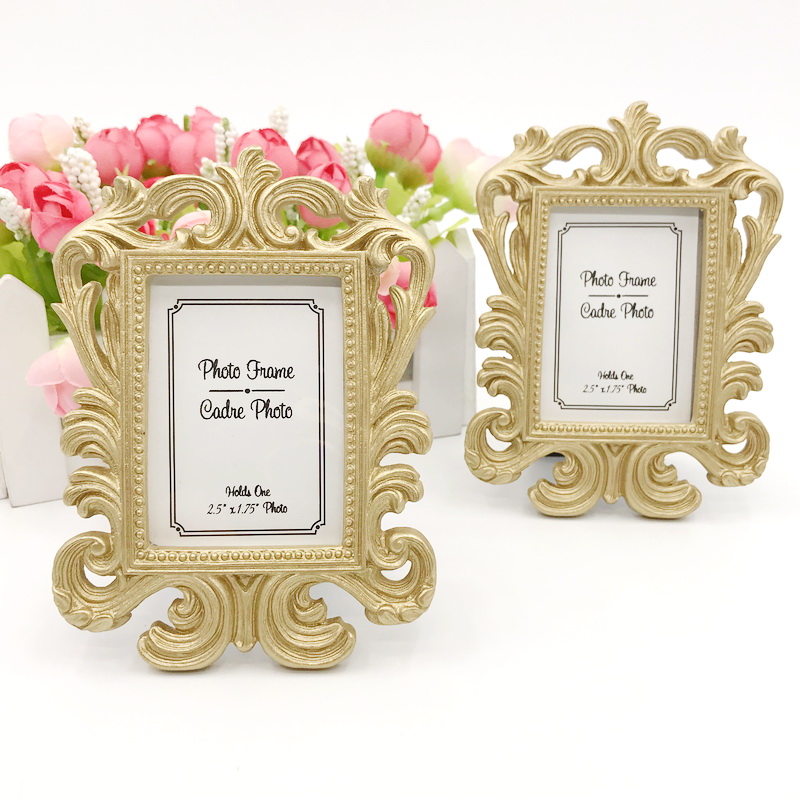 Vintage Party Decoratives Oblong Shape Baroque Picture Frame Place Card/Photo Holder Wedding Favors Home Decoration Supplies