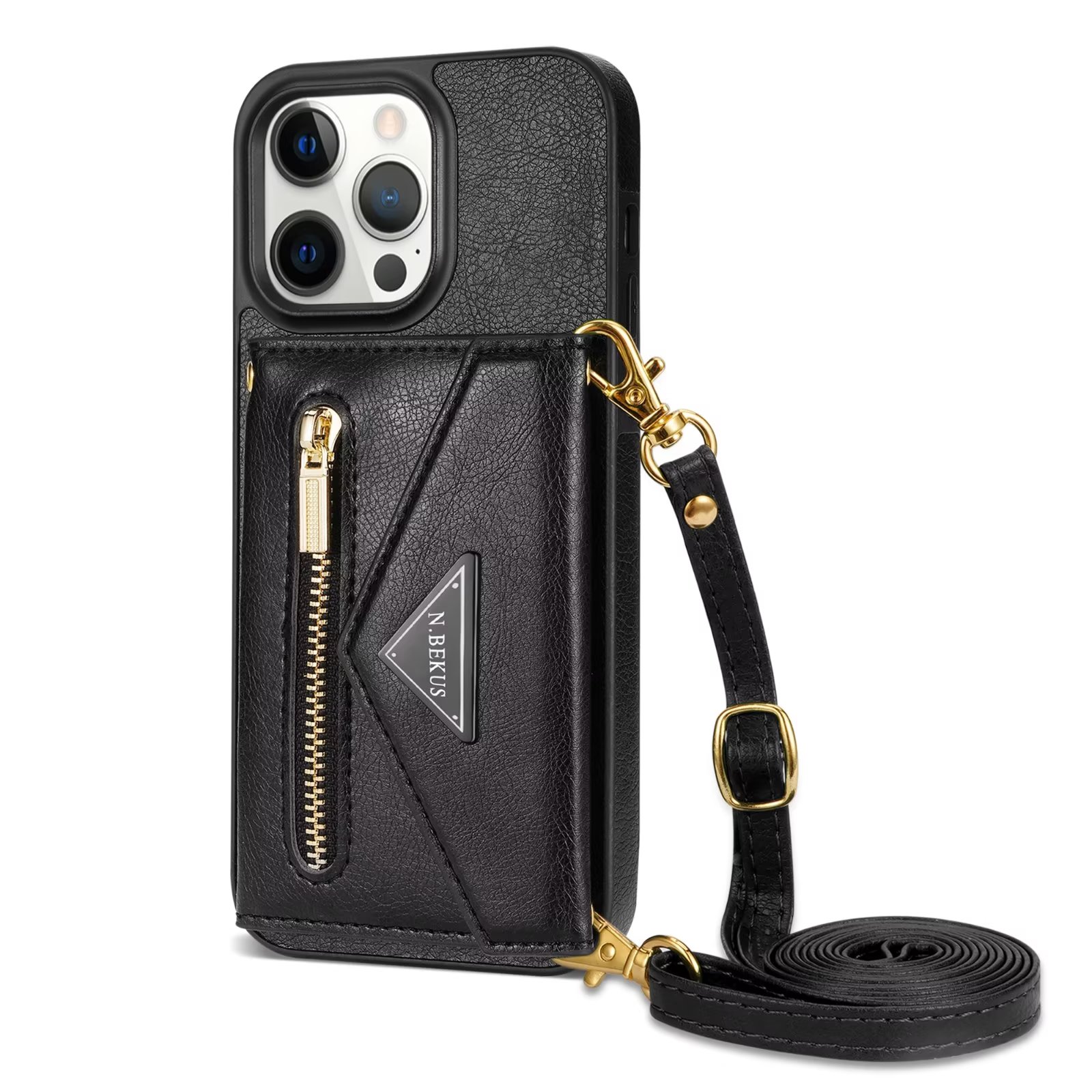 Fashion Phone Cases For Iphone 15 14 13 12 11 Mini Plus Max X XR XS 8 7 Back Leather Case Zipper Multi Card Skin Sensation