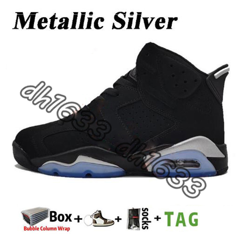 2022 With Box Mens Basketball Shoes Jumpman 6 6s High OG UNC Georgetown Metallic Silver Red Oreo Bordeaux Black Cat Midnight Navy Men Women Trainers Sneakers Size 40-46