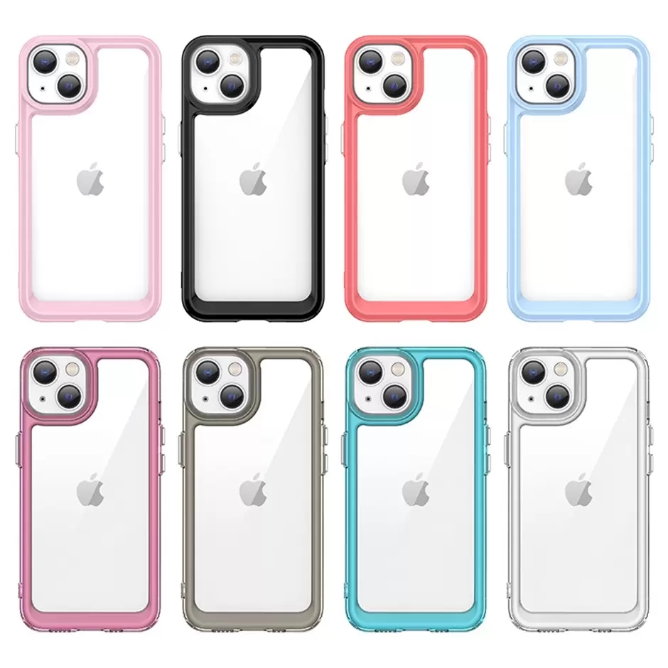 الفضاء أكريليك واضحة للحالة والهاتف الواقي لـ iPhone 14 13 12 11 Pro Max XR XS 6 7 8 Plus iPhone14 CASE