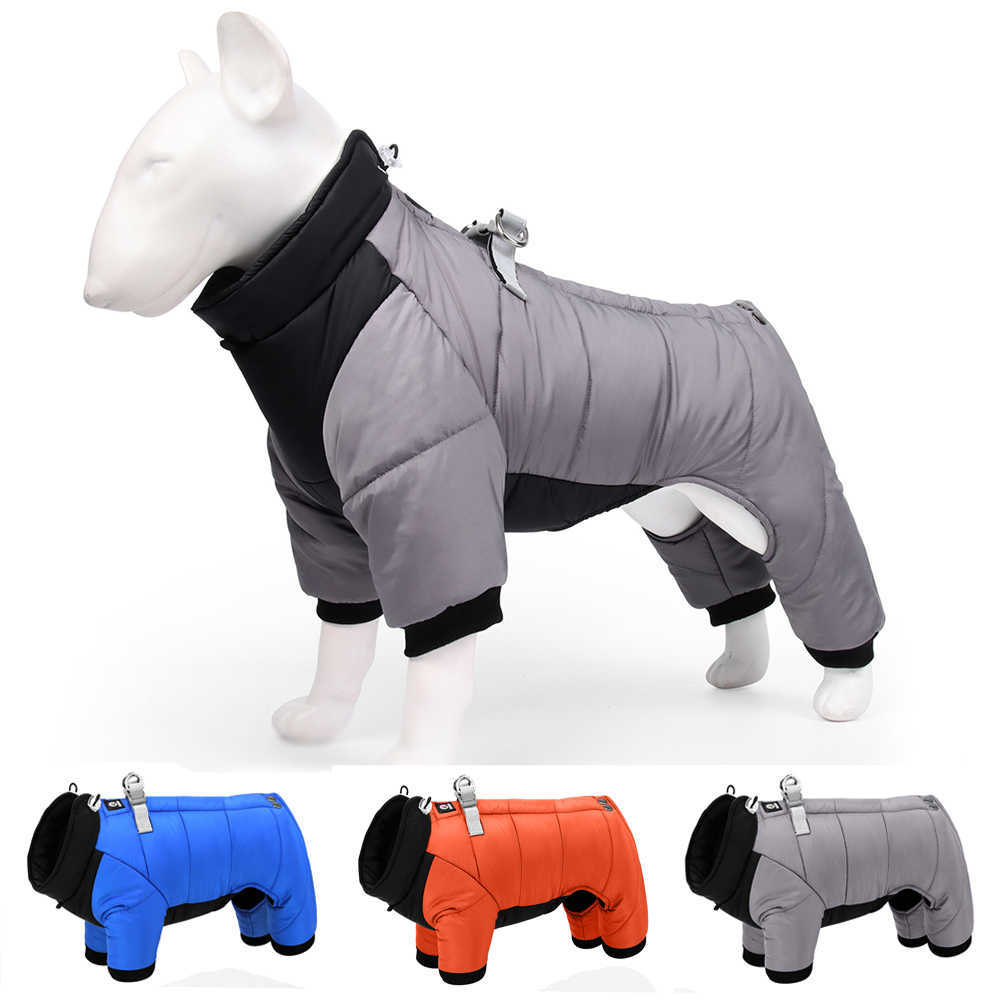 Vêtements pour chiens Vêtements d'hiver pour chiens Gilet imperméable Salopette pour chiens Petits Moyens Grands Chiens Veste Manteau en coton Chaud Vêtements pour animaux de compagnie Tenues S-7XL T221018