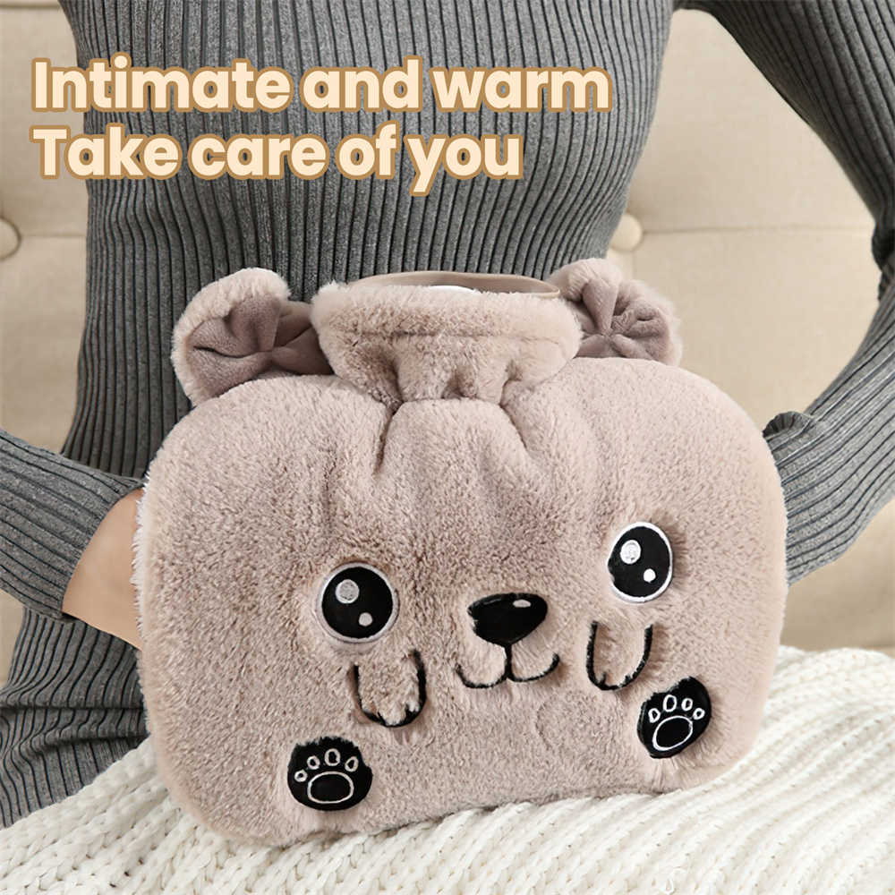 Other Home Garden Hot Water Bottle Bag Keep Warm in Winter Reusable Soft Protection Plush Covering Washable and Leak-proof Hand Warmer T221018