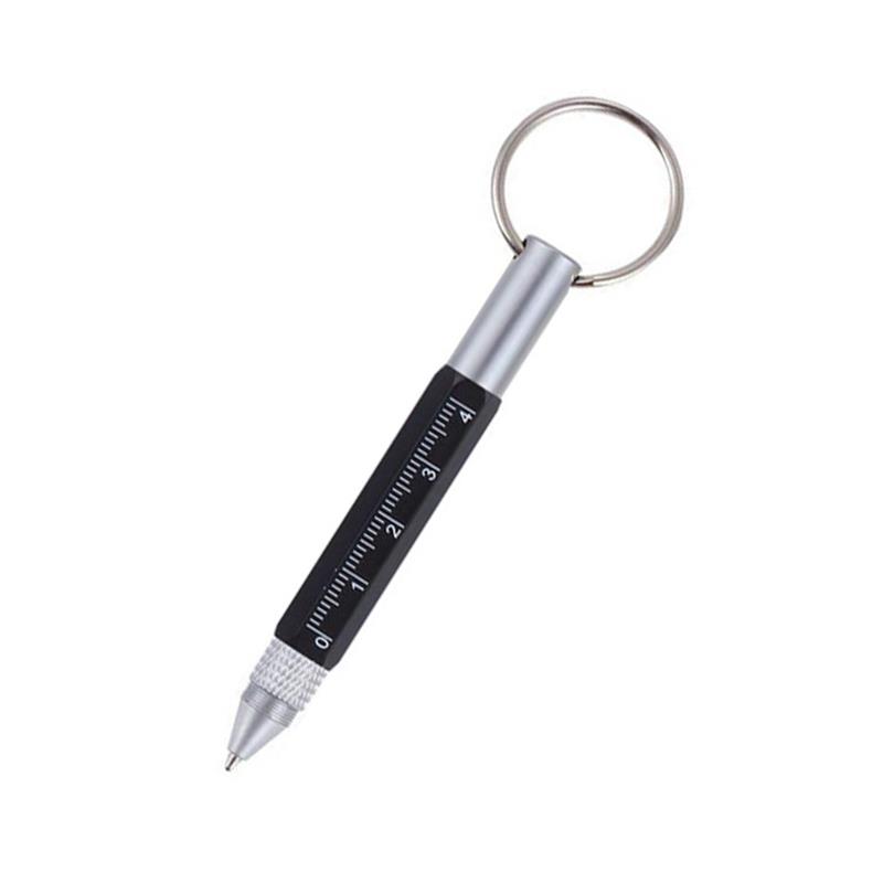 متعدد الوظائف Mini Mini Ballpoint Pen Tool Outdoor Pen Screwdriver Keychain Assor Scale Manger 