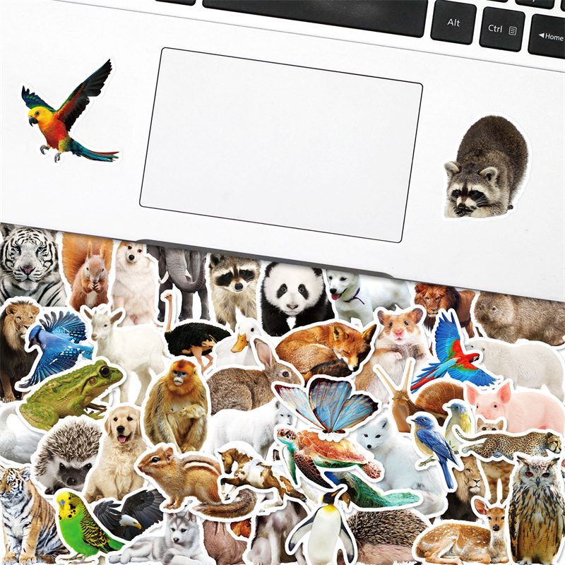 Cute Animal Stickers for Kids Teens Vinyl Waterproof Sticker for Laptop Bumper Skateboard Water Bottles Computer Phone BP-378