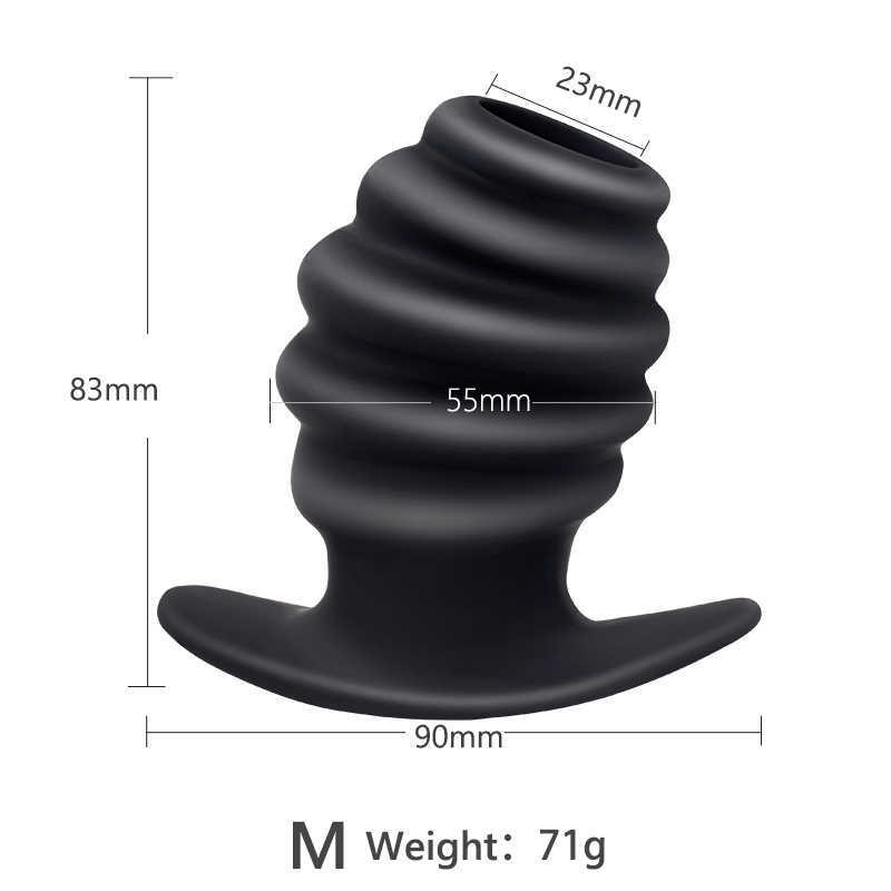 Articoli di bellezza Bdsm parafuso oco expandir anal plug dildo butt dilatador clistere macio espculo prostata massagem sm brinquedos sexyuais para mulher homem