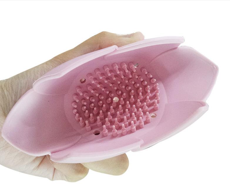 Piatto di sapone in silicone 3D Mini Flower Forme SONTO SPRITTO NON SLIT HOME ARTICOLI MULTI COLORE SN4224