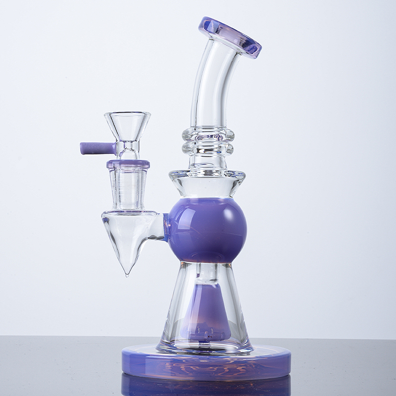 Pyramide Conception Verre Bong Narguilé Nect Court Embouchure Conduites D'eau Pommeau De Douche Perc Huile Dab Rigs Avec Bol 14mm Femelle Joint Heady Verre Bongs