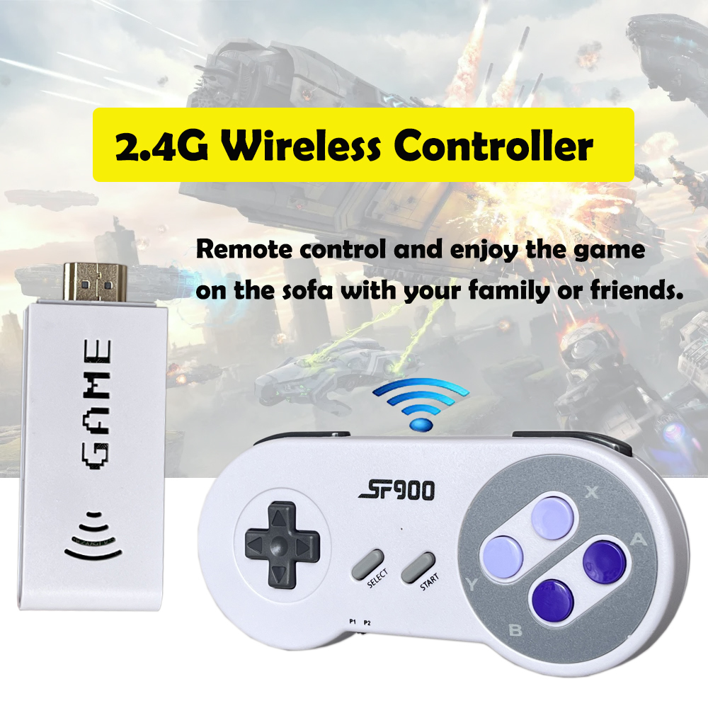 Portable Game Players Stick Video Console SF900 Built In 926 Classic s Wireless Controller 16 Bit HD Retro for Snes 221107