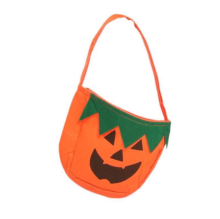 Party Decoration Halloween Loot Party Kids Pumpkin Trick or Treat Tote Bags Candy Bag Halloween-Candy förvaring Hink Portable Presentkorg SN4220