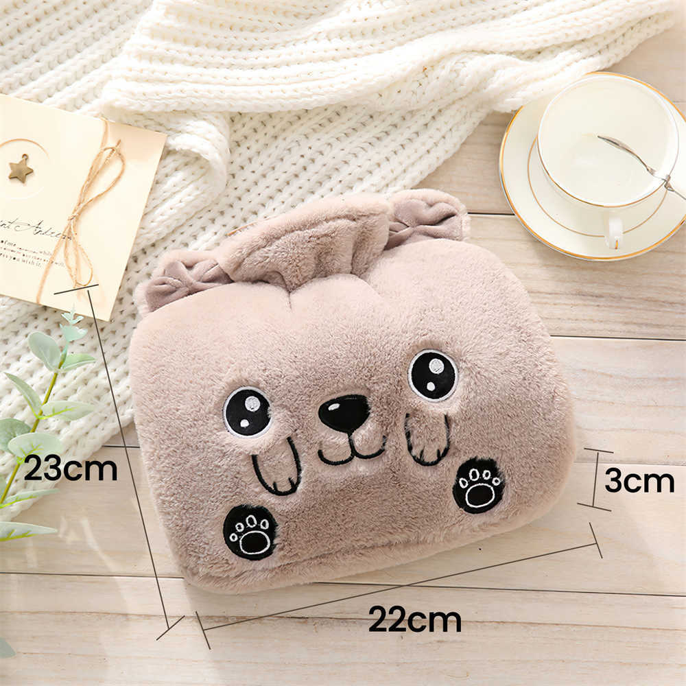 Other Home Garden Hot Water Bottle Bag Keep Warm in Winter Reusable Soft Protection Plush Covering Washable and Leak-proof Hand Warmer T221018