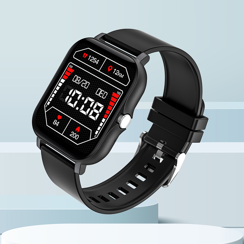 H13 Smart Watch 1,69 inch HD Touchscreen Fitness Tracker Bluetooth Oproep Polshorloges Hartslag Hartslag Bloeddrukmonitor Waterdichte smartwatch