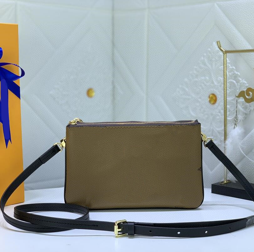 Mini Pochette Akcesoria kosmetyczne Mała torebka Złoty łańcuch torebki Clutch Cross Body Portfer Monety torebka na ramię z pudełkiem na prezenty