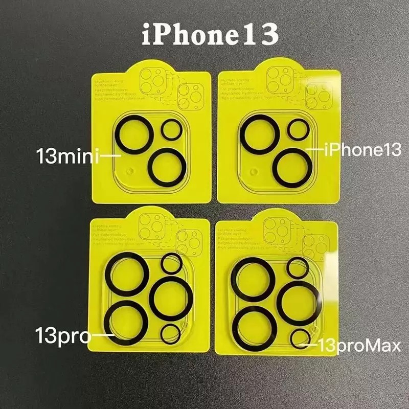 Kameraobjektivschutz aus gehärtetem Glas, Displayschutzfolie für iPhone 15, 14 Plus, 13, 12 Mini, 11 Pro Max, 3D, transparent, kratzfest, vollständige Abdeckung