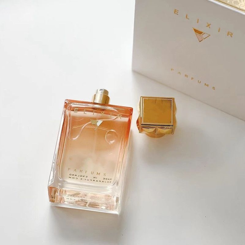 RJ Perfume 100ml Elixir Parfums Long Lasting Smell Lemon Peach Fruity Floral Fragrance 34floz Lady Perfumes8525936