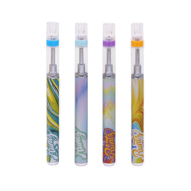 Runtz Runty verfügbar E-Zigaretten Vape Stift Press-in Mund wiederaufladbar 4 Farben 2 ml leere Wagen mit Verpackungsbestand in den USA