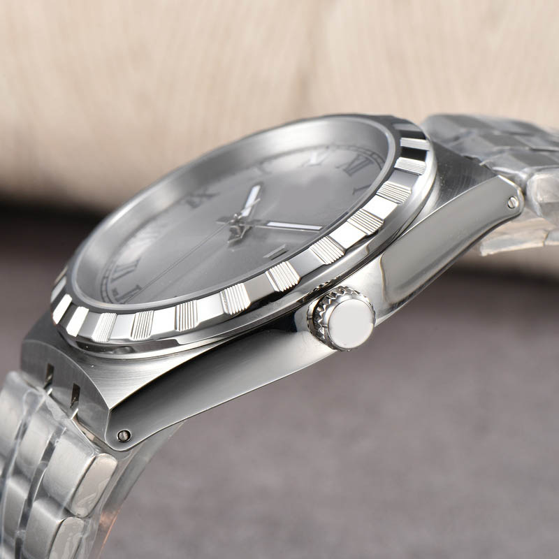 AAA Üst Lüks Marka Erkekler Otomatik Mekanik Saat İş Boş Zamanlı Elmas Kakma Yüksek Su Geçirmez Paslanmaz Çelik Saat