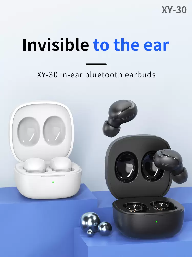 Drahtlose Ohrhörer TWS Bluetooth-Ohrhörer Stereo Kopfhörer Handsfree Headset in Ohrgeräuschreduktion Magnetische Smartphones XY-30