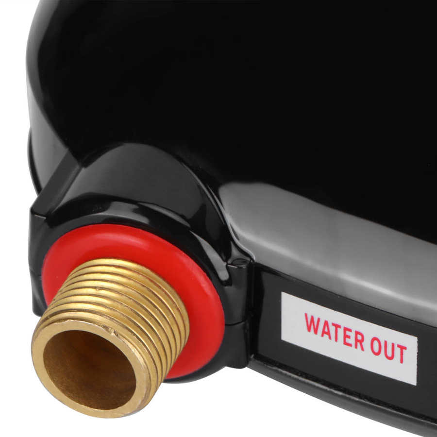 Mini varmvattenberedare elektrisk fast frekvens vattenvärme apparat för badrum dusch hushållsvärmare