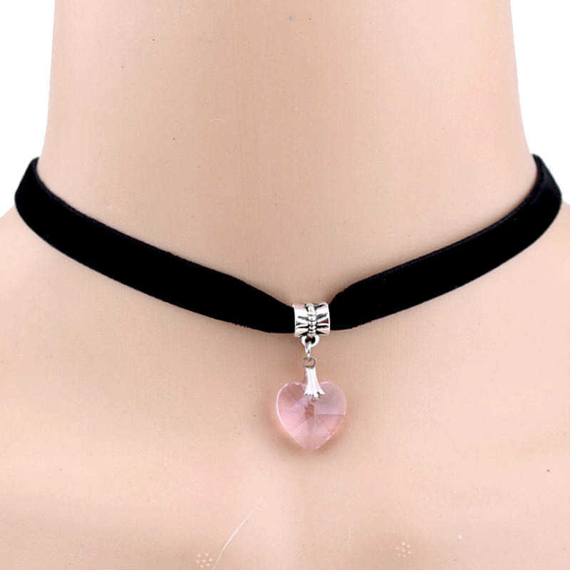 Компания красоты готическое панк -стиль Choker Lolita Корейское ожерелье BDSM Бондаж Goth Jewelry Женщины Японские аксессуары Harajuku Kawaii