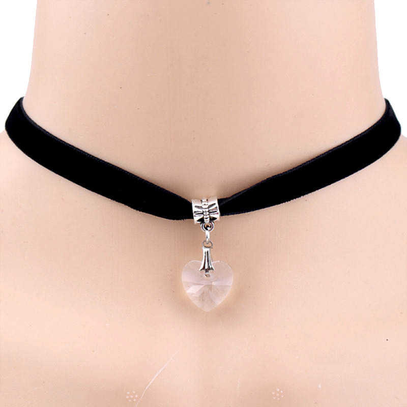 Компания красоты готическое панк -стиль Choker Lolita Корейское ожерелье BDSM Бондаж Goth Jewelry Женщины Японские аксессуары Harajuku Kawaii