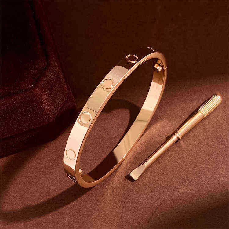 Bracelet femme tournevis en acier inoxydable couple amour bracelets de créateur bracelet bijoux de mode pour hommes cadeau de Saint Valentin pour girlfr310a