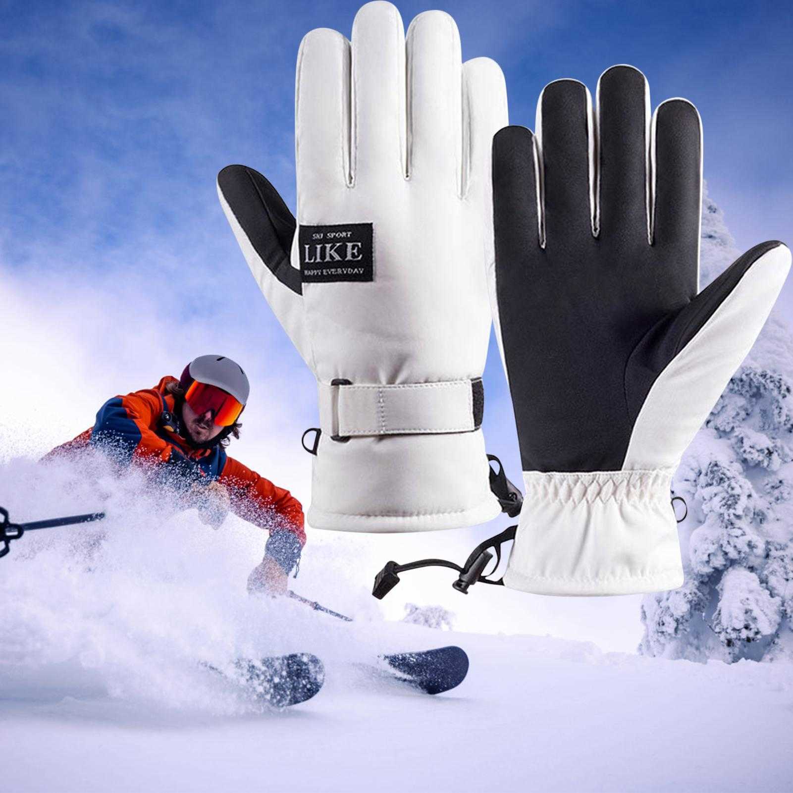 Skihandschuhe Thermal für den Winter doppelseitiger wasserdichter Bildschirm Touch kaltes Wetter Männer und Frauen L221017