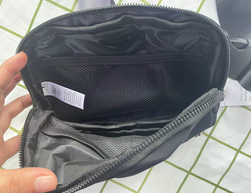 Ll novos sacos de cintura dos homens das mulheres ginásio correndo esportes ao ar livre cinturas viagem telefone moeda bolsa peito pacote ajustável fanny pacote